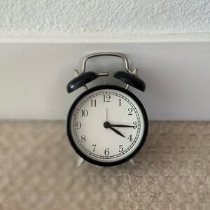 Classic Black and White Wall Clock